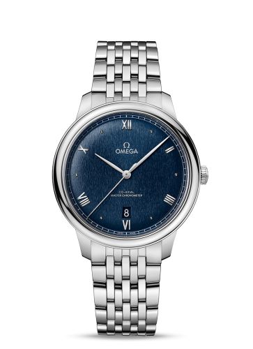 Omega De Ville Master Chronometer Stainless Steel / Blue / Bracelet